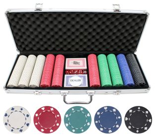 11.5g 500pc Suited Poker Chip Set