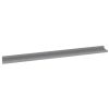 Wall Shelves 2 pcs Gray 39.4"x3.5"x1.2"