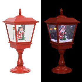 Christmas Pedestal Lamp with Santa 2 ft LED