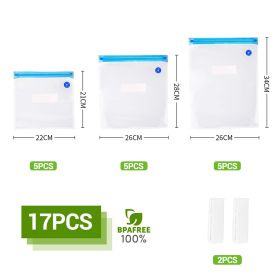 Vacuum composite packaging bag (Option: Blue-20 piece set)