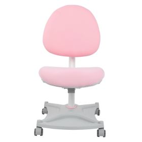 Children Study Chair Adjustable Height Single Back Chair for Home School FurniturePink (Color: Pink)