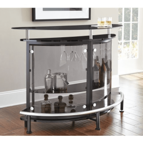 Ariana - Bar Table Or Server - Black (Color: Black)