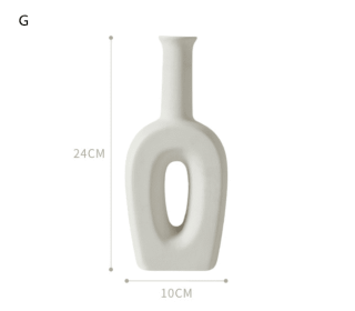 Nordic decoration ceramic vase (Option: G)