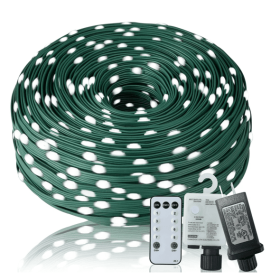 Christmas Rope Lights,1000LED 328Ft Outdoor Decorative String Strobe (Option: as picture)