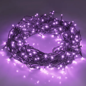 200 LED 66FT Halloween Fairy String Lights, Halloween Decoration Lights With 8 Lighting Modes, Mini String Lights Plug In For Indoor Outdoor Christmas (Color: Purple)