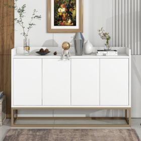 Modern Sideboard, Elegant Buffet Cabinet (Color: White)