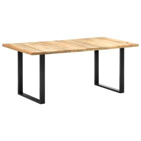 vidaXL Dining Table 180x90x76 cm Solid Mango Wood (Option: as picture)