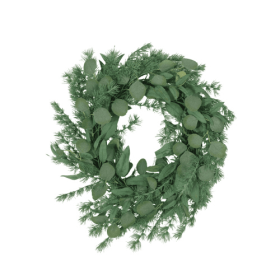 24.5 Inch Leaf Garland (Color: Green)