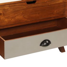 vidaXL Sideboard 115x35x86 cm Solid Acacia Wood (Option: as picture)