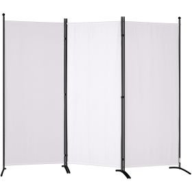 VEVOR Room Divider, 6.1 ft Room Dividers and Folding Privacy Screens (3-panel), Fabric Partition Room Dividers for Office, Bedroom, Dining Room, Study (Default: Default)