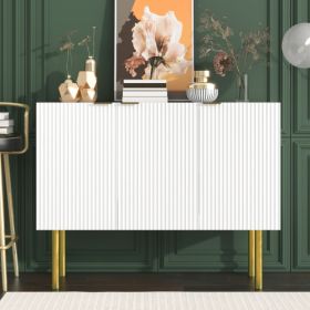 Modern, Simple And Luxurious Style Sideboards, Particleboard And MDF Board Cabinets (Color: White)